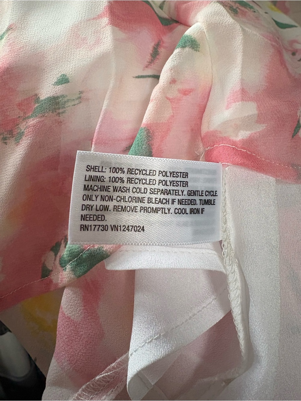 A New Day Woman’s Plus Pink Floral Skirt - Picture 5 of 5